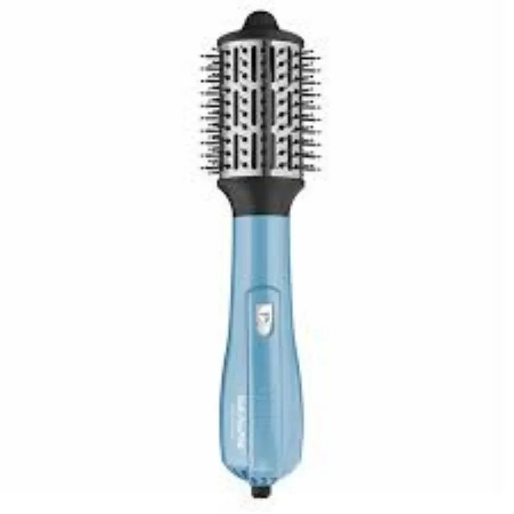 NEW BABYLISSPRO NANO TITANIUM OVAL IONIC HOT AIR BRUSH 2 1/2